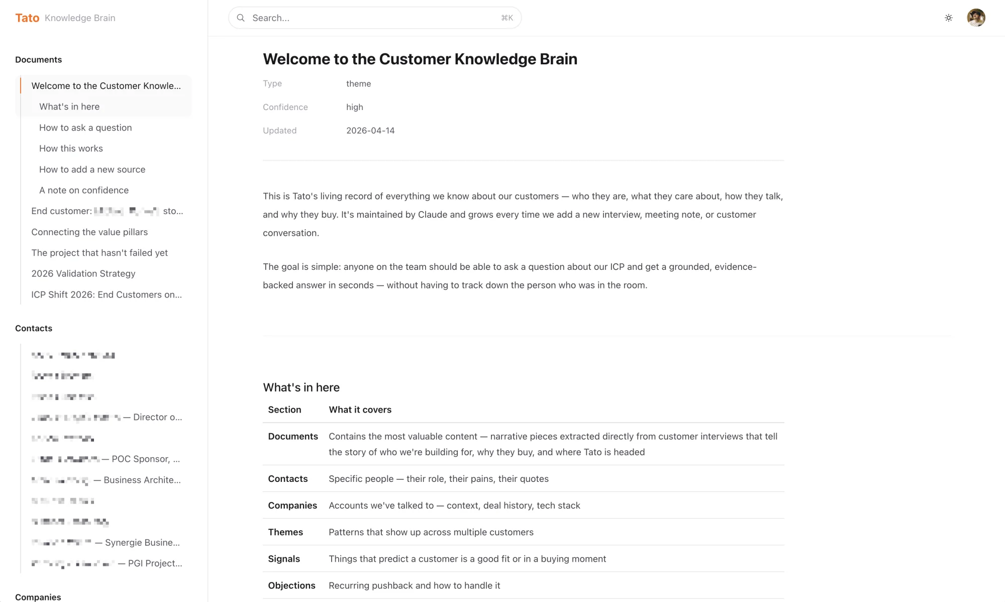 Building a Karpathy customer wiki